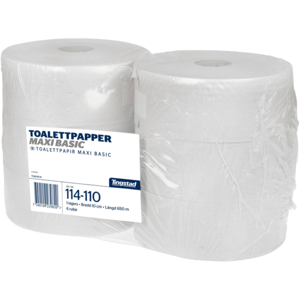 Toalettpapper 650 m 6-pack